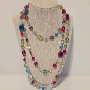 Long Multi color necklace